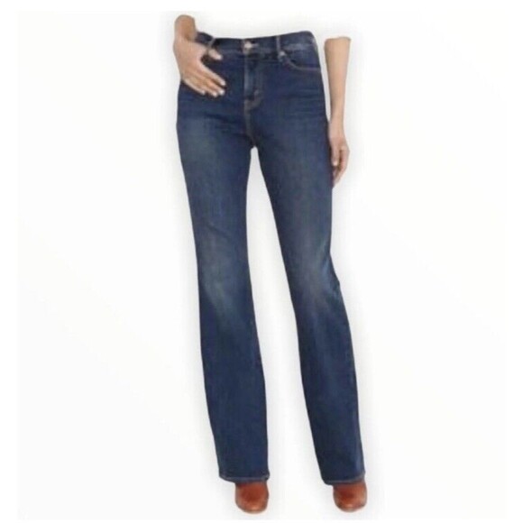 Levi’s Womens Blue Jeans Perfectly Slimming Boot Cut 512 Size 10/M Pockets - Picture 1 of 16